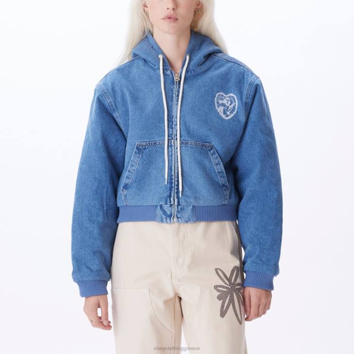 ελαφρύ λουλακί είδη ένδυσης 686F647 OBEY μπουφάν salina bomber γυναίκες