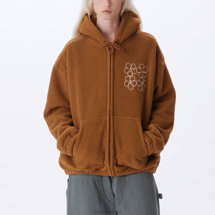 ξύλο κατεχού είδη ένδυσης 686F653 OBEY μπουφάν κουκούλας ευκαιρίας γυναίκες