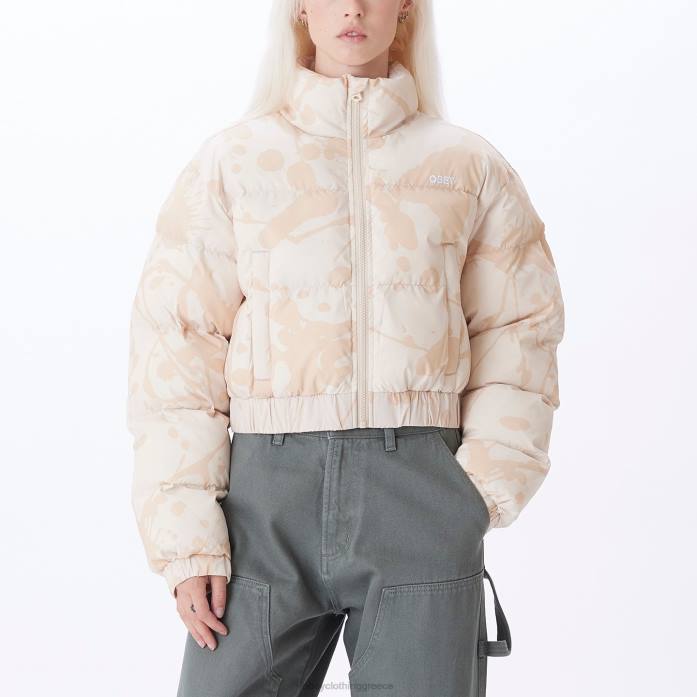 πηλός πολυ είδη ένδυσης 686F654 OBEY elixir puffer jacket γυναίκες
