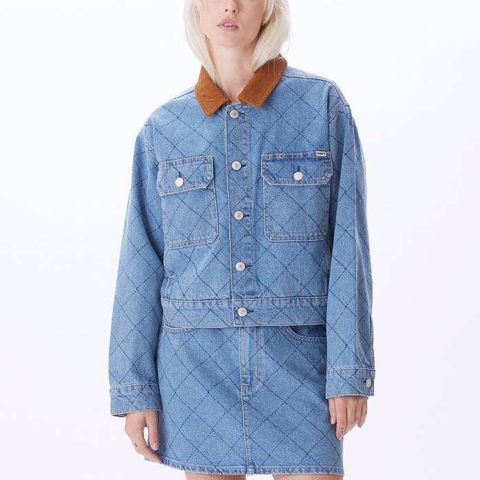 ελαφρύ λουλακί είδη ένδυσης 686F661 OBEY σακάκι αριάνα γυναίκες