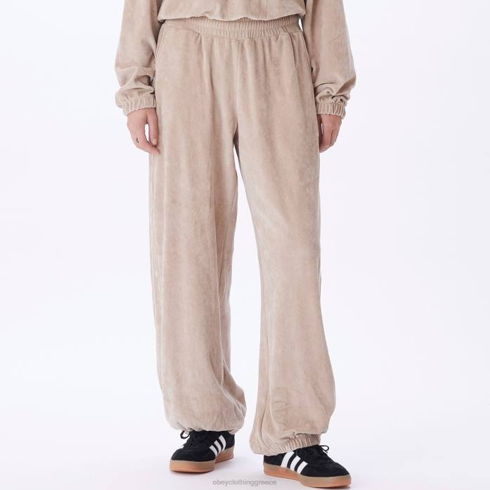 ασημί γκρι είδη ένδυσης 686F688 OBEY παντελόνι καρίνα γυναίκες