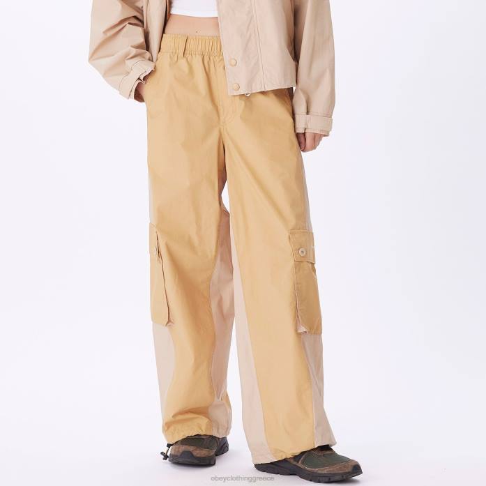ιρλανδική κρέμα είδη ένδυσης 686F698 OBEY Dylan cargo παντελόνι γυναίκες