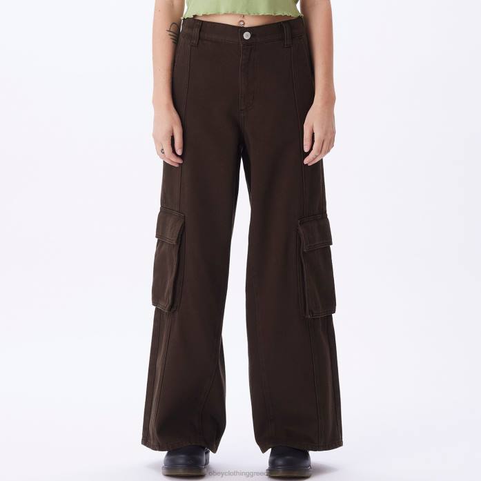 java καφέ είδη ένδυσης 686F677 OBEY αναζήτηση τζιν φορτίου γυναίκες