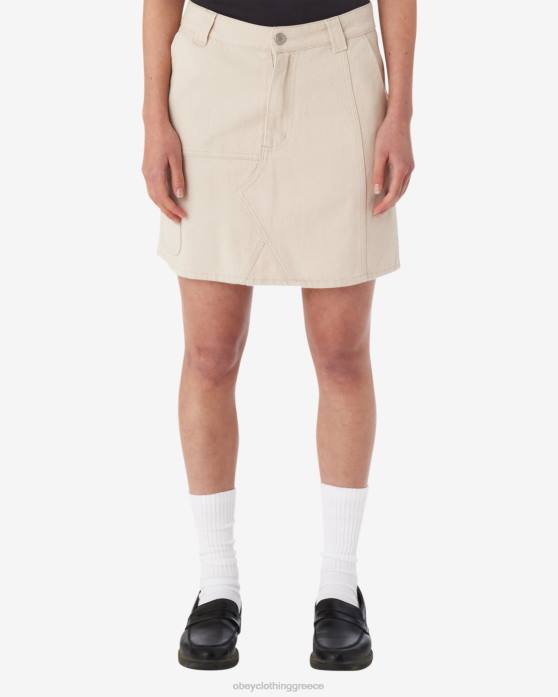 πηλός είδη ένδυσης 686F529 OBEY ανακατασκευασμένη φούστα ξυλουργού γυναίκες