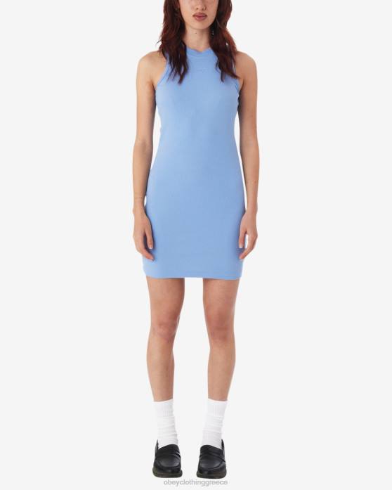 υδραγεία είδη ένδυσης 686F586 OBEY ριμπ πλεκτό φόρεμα γυναίκες