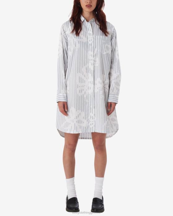 καλό γκρι multi είδη ένδυσης 686F584 OBEY φόρεμα πουκάμισο alfreda γυναίκες