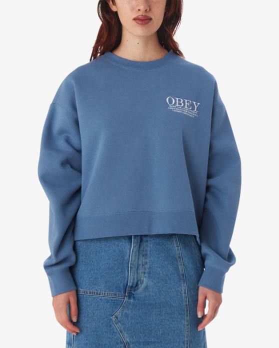 μπλε κορώνα είδη ένδυσης 686F589 OBEY πλήρωμα πόλεων γυναίκες