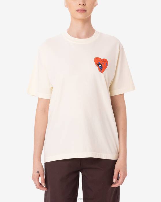 χρωστική ουσία αλεύκαστη είδη ένδυσης 686F611 OBEY κλειστό για επισκευές pigment t-shirt γυναίκες