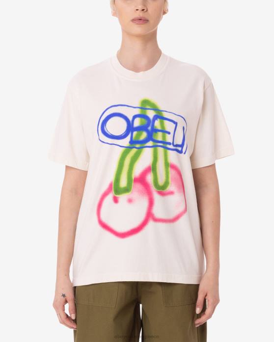 χρωστική ουσία αλεύκαστη είδη ένδυσης 686F613 OBEY μπλουζάκι fuzzy pigment κερασιού γυναίκες