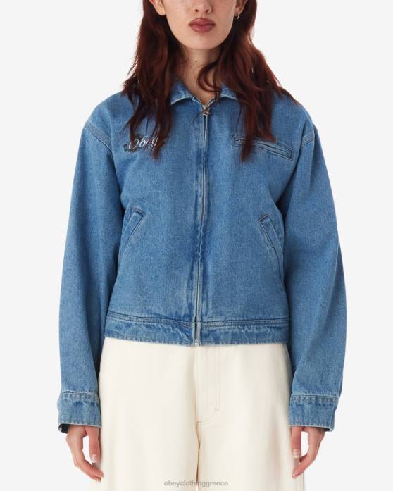 ελαφρύ λουλακί είδη ένδυσης 686F598 OBEY σακάκι nessa blouson γυναίκες