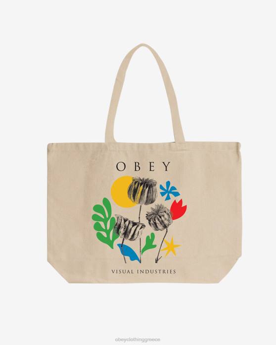 κρέμα αξεσουάρ 686F498 OBEY λουλούδια χαρτιά ψαλίδι άνδρες