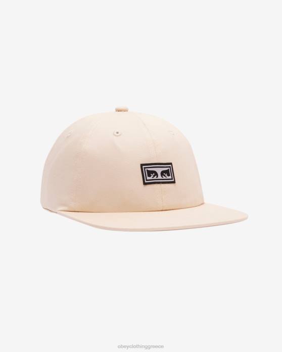 αλεύκαντος αξεσουάρ 686F449 OBEY εικονίδιο μάτια 6 πάνελ ii strapback άνδρες