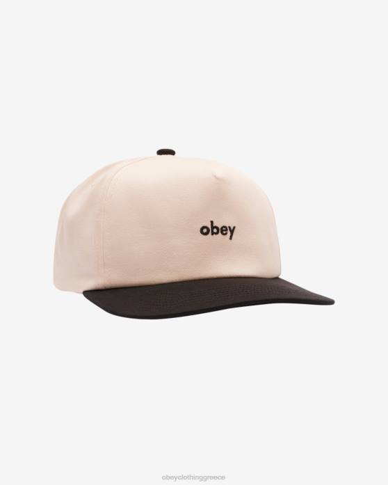 μαύρο multi αξεσουάρ 686F432 OBEY θήκη 5 snapback πάνελ άνδρες