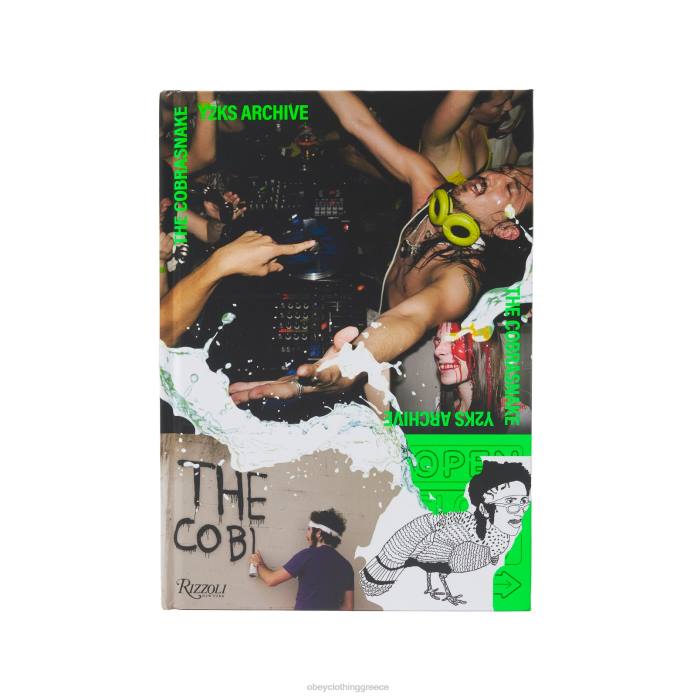 άσπρο αξεσουάρ 686F1059 OBEY the cobrasnake: y2k archive book, print & t-shirt pack άνδρες