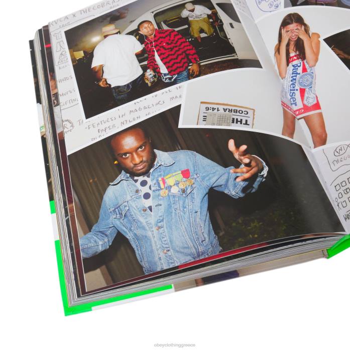 άσπρο αξεσουάρ 686F1059 OBEY the cobrasnake: y2k archive book, print & t-shirt pack άνδρες