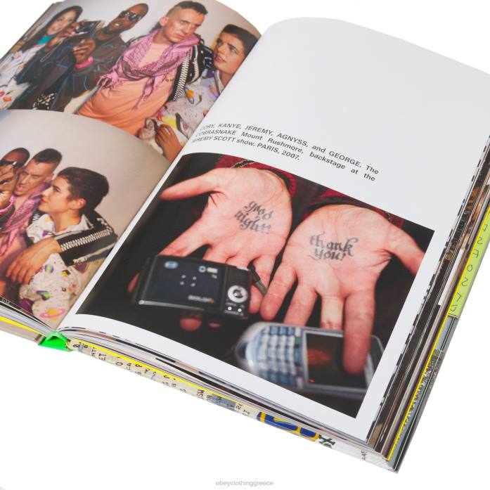 άσπρο αξεσουάρ 686F1059 OBEY the cobrasnake: y2k archive book, print & t-shirt pack άνδρες