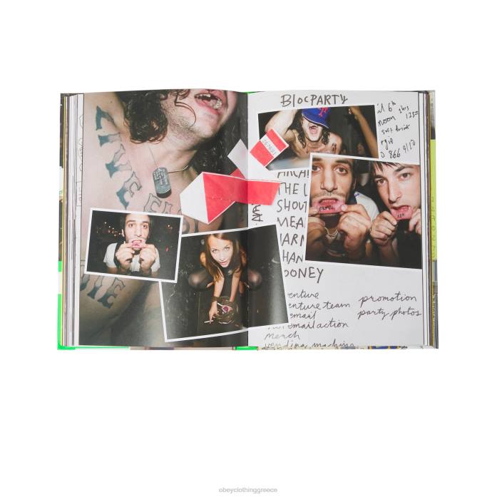 άσπρο αξεσουάρ 686F1059 OBEY the cobrasnake: y2k archive book, print & t-shirt pack άνδρες