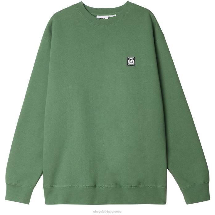 φύλλο φοίνικα είδη ένδυσης 686F1003 OBEY εικονίδιο μπάλωμα εξαιρετικά βαρύ λαιμόκοψη άνδρες