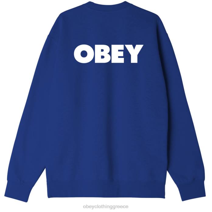 σερφ μπλε είδη ένδυσης 686F1041 OBEY τολμηρή κορυφαία λαιμόκοψη άνδρες