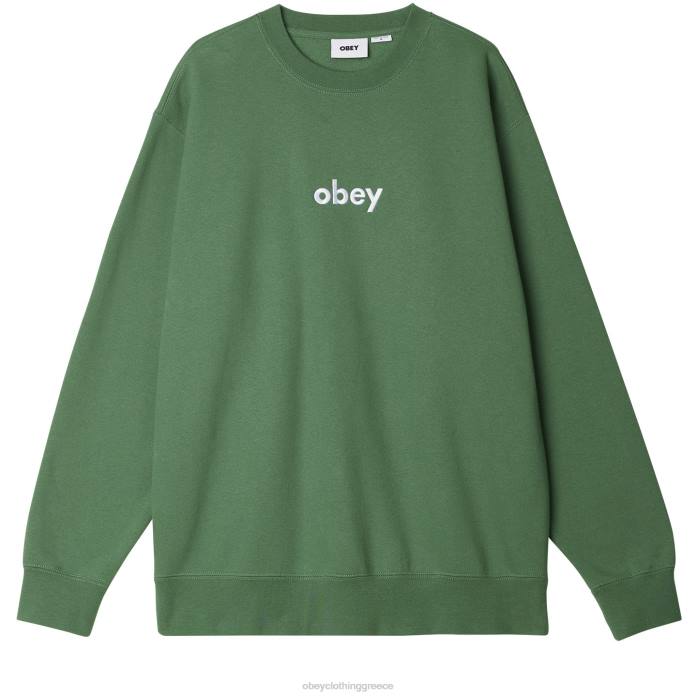 φύλλο φοίνικα είδη ένδυσης 686F1053 OBEY λαιμόκοψη με πεζά γράμματα άνδρες