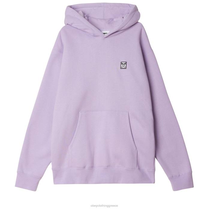 ψηφιακή λεβάντα είδη ένδυσης 686F992 OBEY εικονίδιο patch εξαιρετικά βαριά κουκούλα πουλόβερ άνδρες