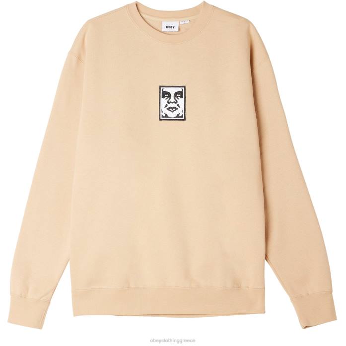 γάλα βρώμης είδη ένδυσης 686F999 OBEY εικονίδιο εξαιρετικά βαρύ λαιμόκοψη άνδρες