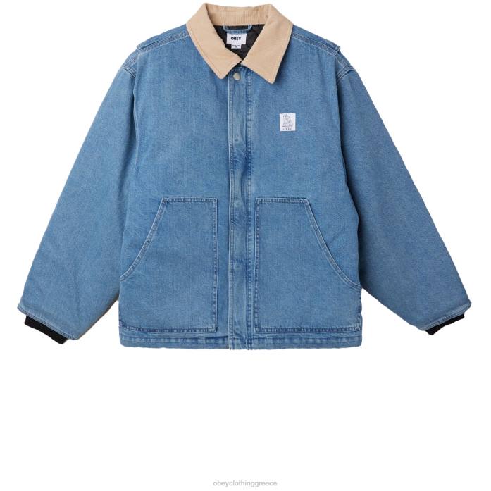 ελαφρύ λουλακί είδη ένδυσης 686F827 OBEY δουλειά γύρω από το σακάκι άνδρες