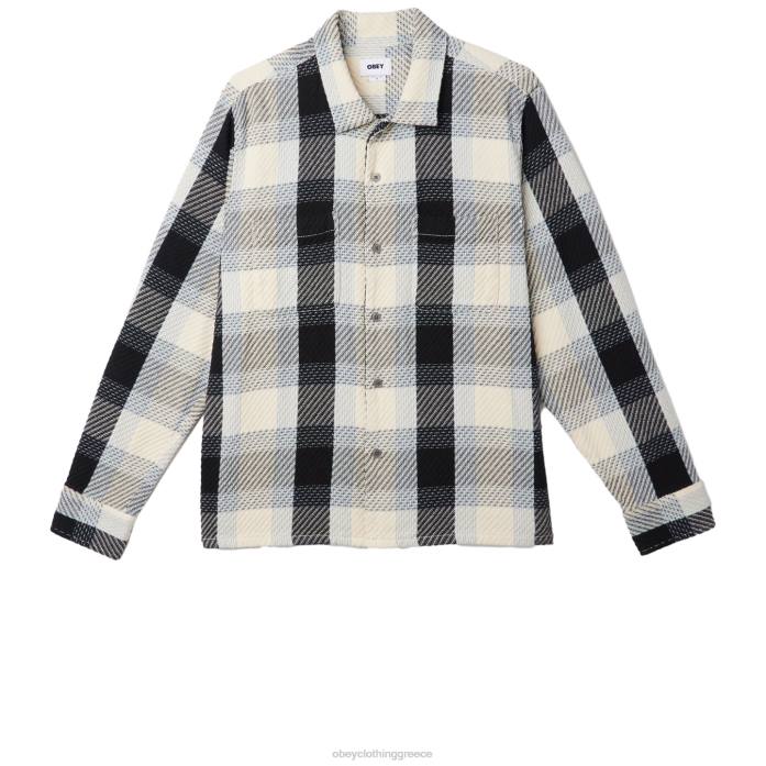 αλεύκαστο πολυ είδη ένδυσης 686F772 OBEY μπρους πουκάμισο άνδρες