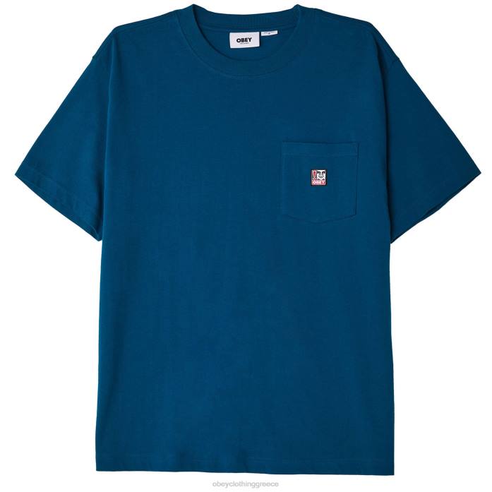 βαθύς ωκεανός είδη ένδυσης 686F803 OBEY μπλουζάκι με τσέπη άνδρες