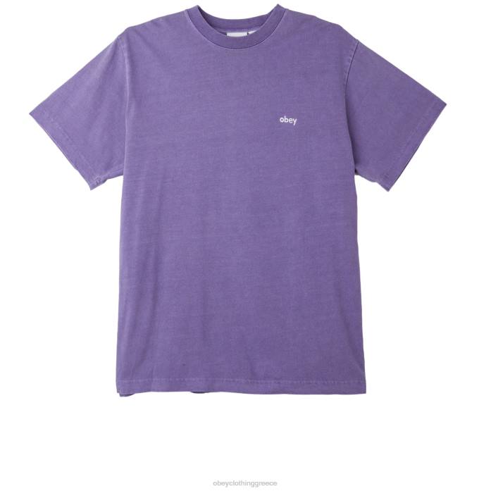 χρωστική λουλούδι του πάθους είδη ένδυσης 686F809 OBEY μπλουζάκι με πεζά pigment άνδρες