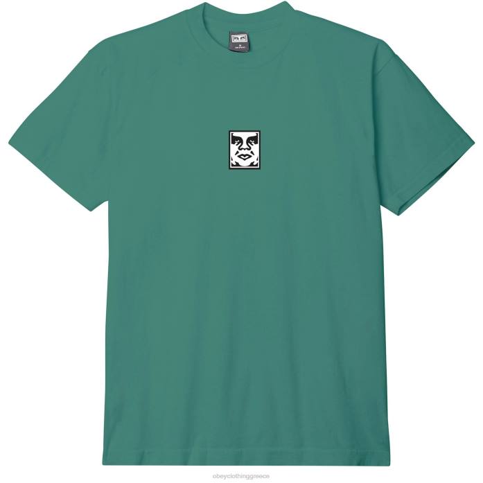φύλλο φοίνικα είδη ένδυσης 686F850 OBEY εικονίδιο βαρέων βαρών μπλουζάκι άνδρες