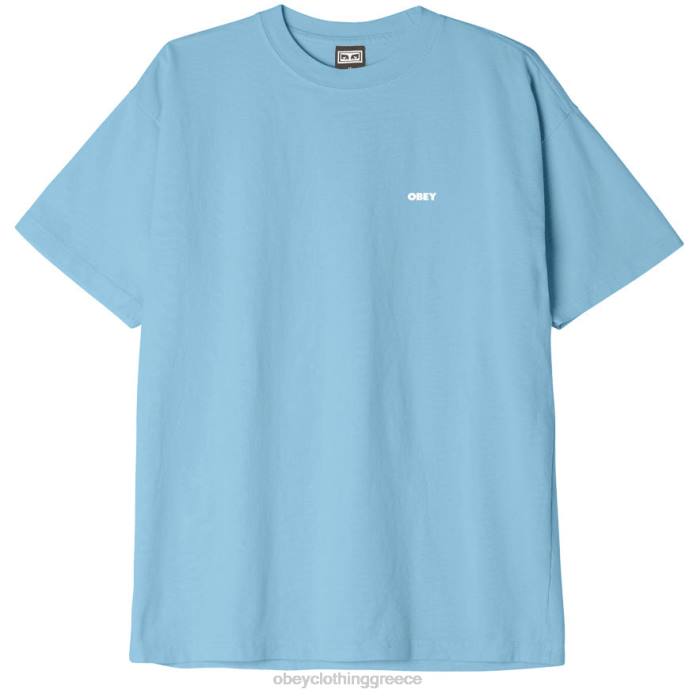 μπλε του ουρανού είδη ένδυσης 686F859 OBEY τολμηρό iii βαρέων βαρών μπλουζάκι άνδρες