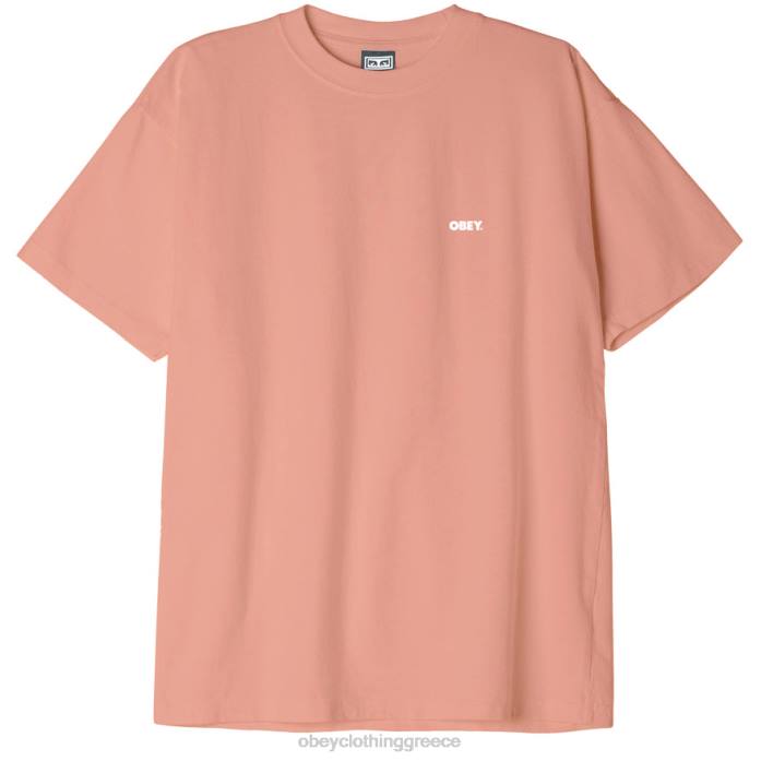 φελλός είδη ένδυσης 686F861 OBEY τολμηρό iii βαρέων βαρών μπλουζάκι άνδρες