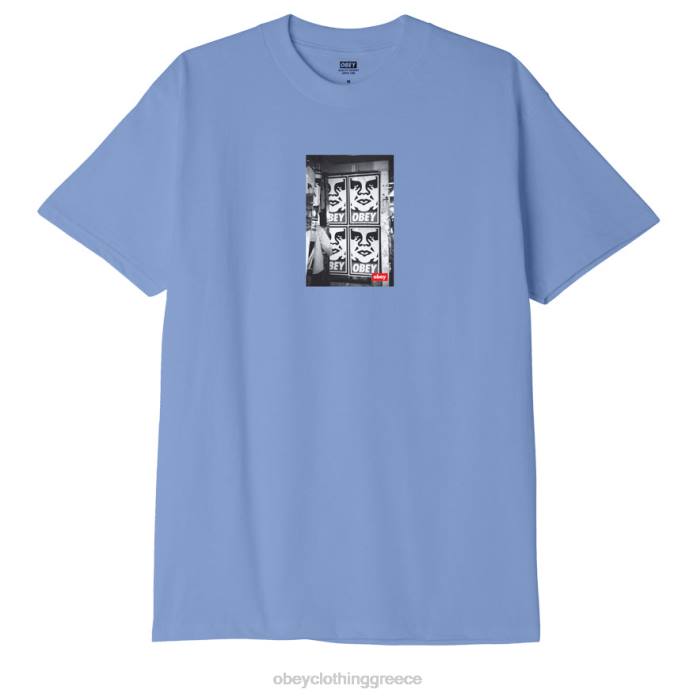 ψηφιακή λεβάντα είδη ένδυσης 686F892 OBEY εικονίδιο φωτογραφία κλασικό μπλουζάκι άνδρες