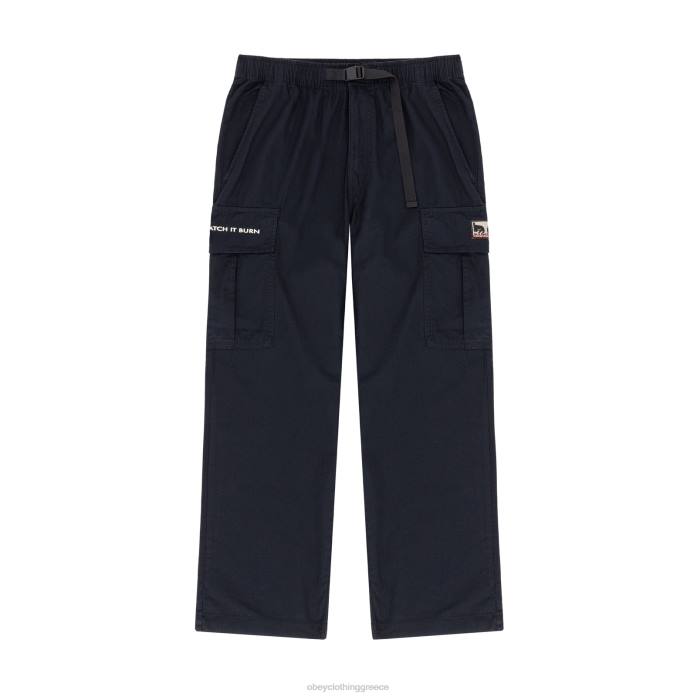 μαύρος είδη ένδυσης 686F911 OBEY X NAPAPIJRI μην το δεις απλά να καίγεται άνδρες