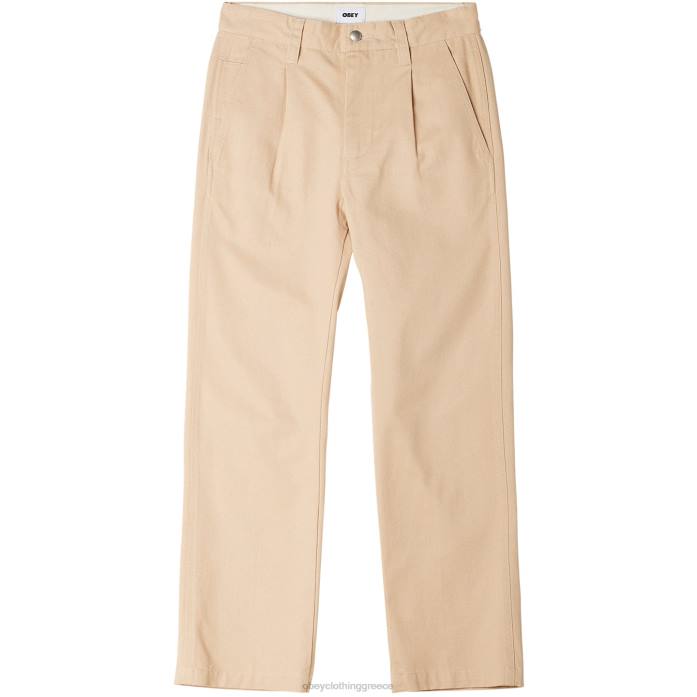 ιρλανδική κρέμα είδη ένδυσης 686F943 OBEY παντελόνι περιουσίας άνδρες