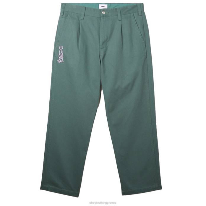 ασημένιο πεύκο είδη ένδυσης 686F953 OBEY κτήμα κεντημένο παντελόνι άνδρες