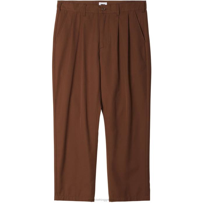 καστανόχρους είδη ένδυσης 686F956 OBEY fubar πλισέ παντελόνι άνδρες