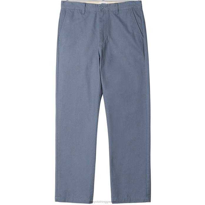 θαμπό μπλε είδη ένδυσης 686F963 OBEY παντελόνι hughes twill άνδρες