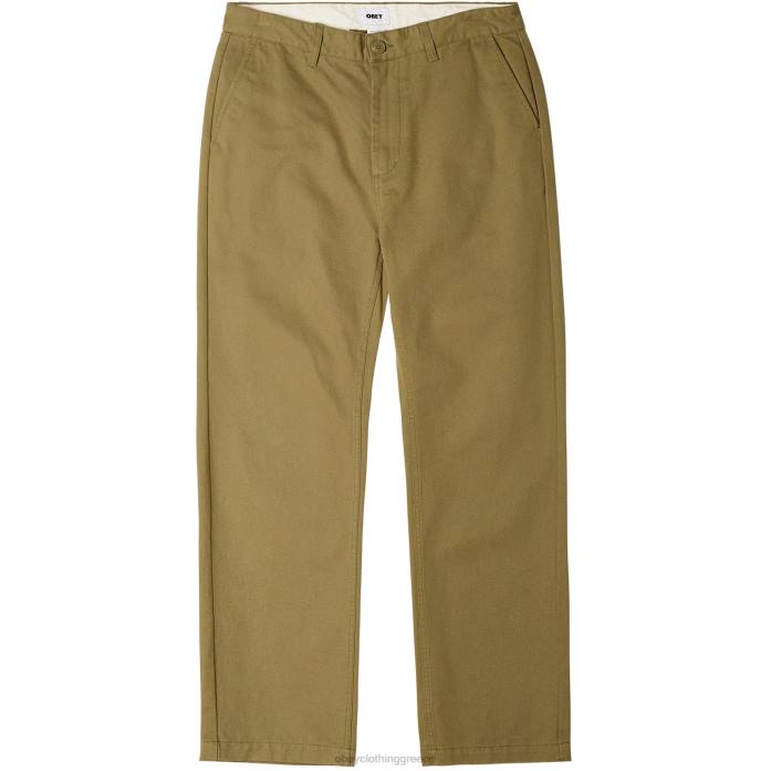 πεδίο πράσινο είδη ένδυσης 686F964 OBEY παντελόνι hughes twill άνδρες