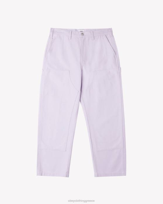 πέταλο ορχιδέας είδη ένδυσης 686F16 OBEY μεγάλο χρονόμετρο twill διπλό παντελόνι γονάτων άνδρες