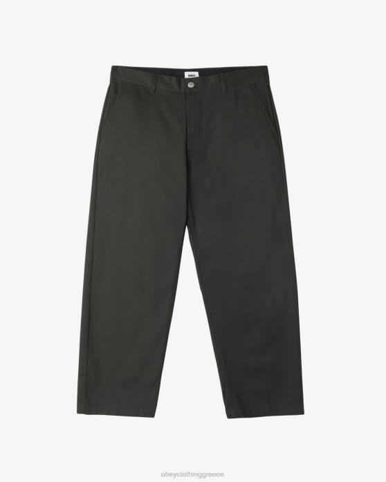 μαύρος είδη ένδυσης 686F37 OBEY εργατικότητα πλημμύρισε παντελόνι εργασίας άνδρες