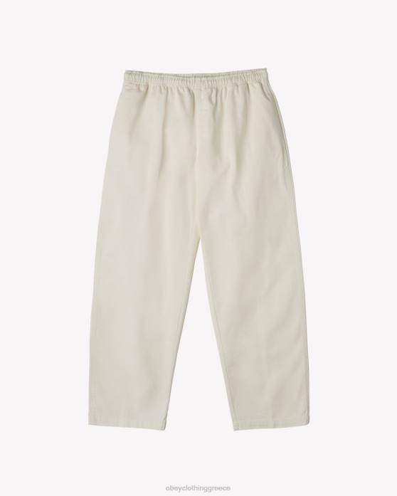 αλεύκαντος είδη ένδυσης 686F3 OBEY παντελόνι εύκολο twill άνδρες