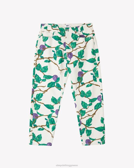 αλεύκαντος είδη ένδυσης 686F42 OBEY σκληρό εμπριμέ τζιν άνδρες