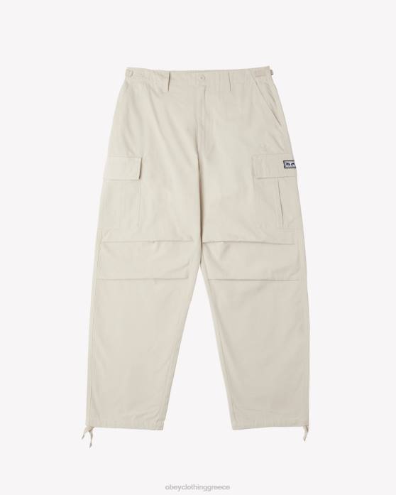 ασημί γκρι είδη ένδυσης 686F58 OBEY σκληρό παντελόνι ripstop cargo άνδρες