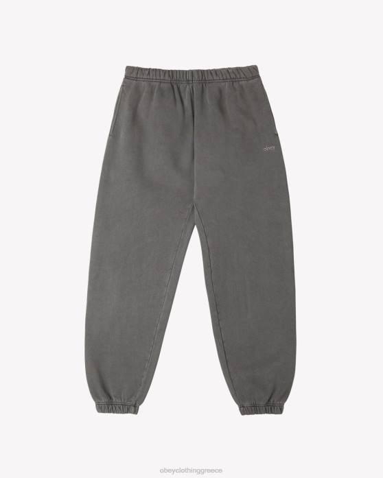 pigment ψηφιακό μαύρο είδη ένδυσης 686F28 OBEY αθλητικό παντελόνι με πεζά pigment άνδρες