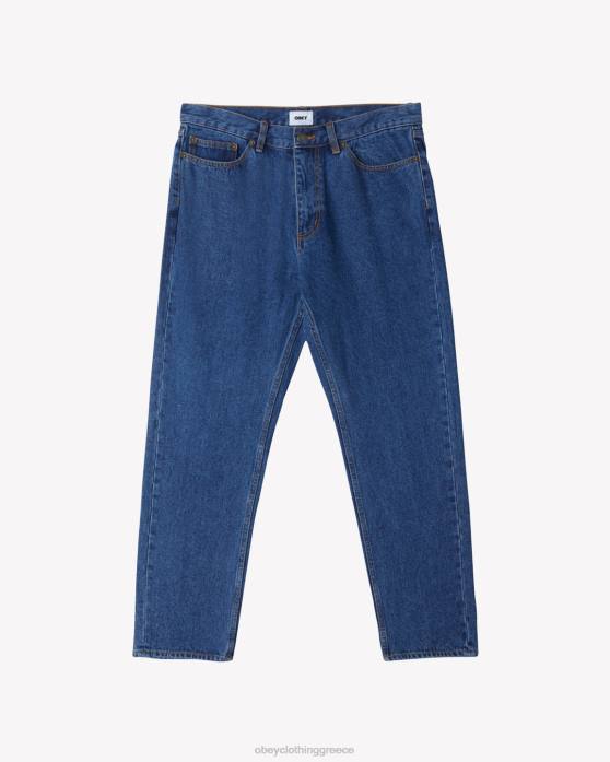 πέτρινο λουλακί είδη ένδυσης 686F73 OBEY bender denim άνδρες