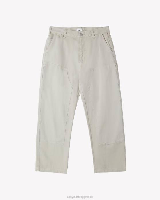 ασημί γκρι είδη ένδυσης 686F83 OBEY τζιν ξυλουργός μεγαλόσωμος άνδρες