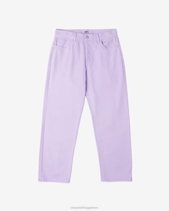 πέταλο ορχιδέας χρωστικής είδη ένδυσης 686F89 OBEY σκληρό τζιν pigment άνδρες