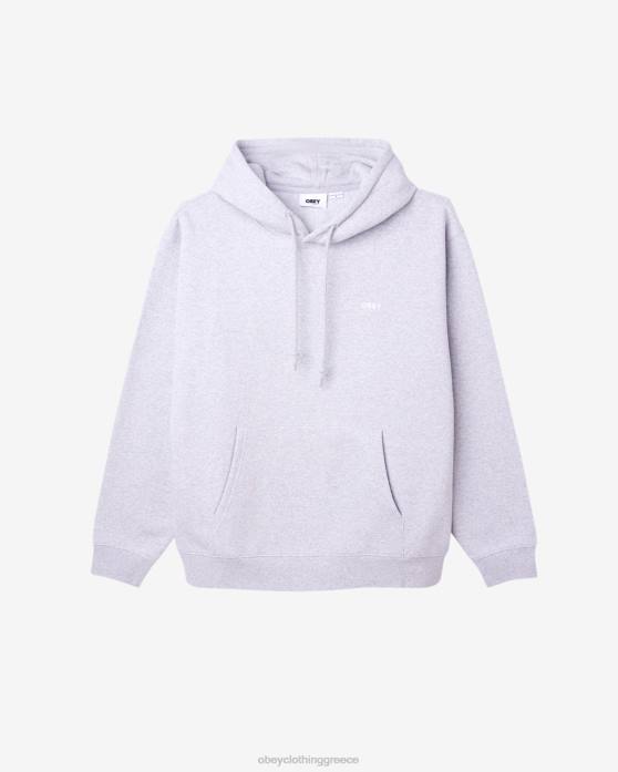 τέφρα γκρι είδη ένδυσης 686F172 OBEY εκ. δουλεύει τολμηρό πουλόβερ άνδρες